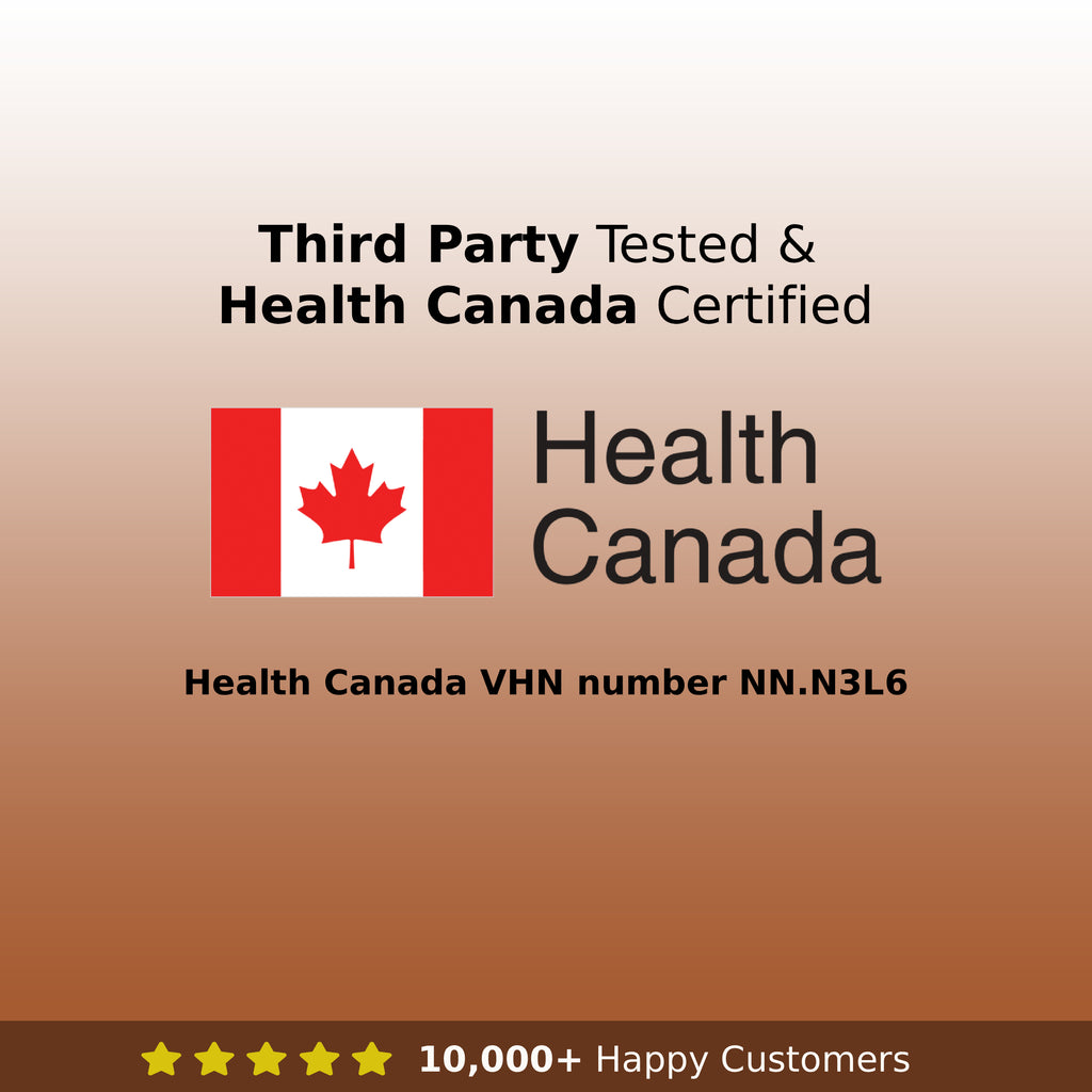 PetShrooms 7 mushroom powder supplement for dogs and cats in a front-facing package with a colorful label.